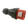 Fiche Legrand mobile droite Hypra IP44 16A - 380V~ à 415V~ - 3P+T - caoutchouc