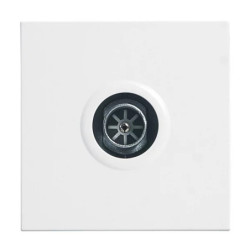 Prise TV Legrand Mosaic 2 modules – connecteur mâle – blanc brillant