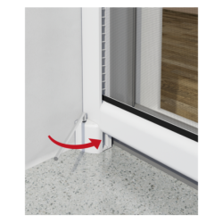 Moustiquaire enroulable découplable WH BASIC Windhager – cadre alu, pose facile
