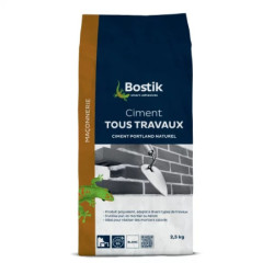 Ciment Bostik 301248 – Multi-usage pour maçonnerie intérieure et extérieure