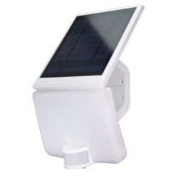 Projecteur solaire LED Tibelec 11W – Éclairage extérieur avec détecteur