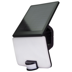 Projecteur solaire LED Tibelec 11W – Éclairage extérieur avec détecteur