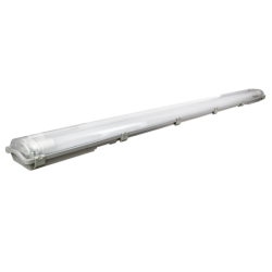 Réglette LED étanche Tibelec 2x18W – 3800 lm – Tubes remplaçables – Super Quincaillerie