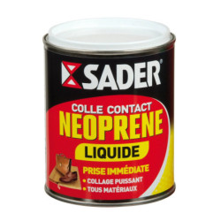 Colle Néoprène Sader 125 ml – Collage rapide et puissant tous matériaux