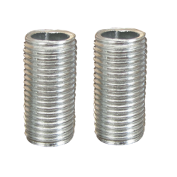 2 Tubulures acier TIBELEC 10x1 – Longueur 40 mm – Lot de 2