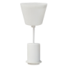 Suspension 2 en 1 plastique Tibelec équipée E27