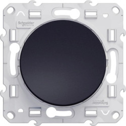 Bouton-poussoir Schneider Odace 10A anthracite SC5S54A206 – Connexion rapide