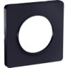 Plaque de finition simple Schneider Odace Touch, anthracite liseré anthracite, clipsable
