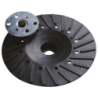 Plateau ventilé caoutchouc pour meuleuse Leman Ø115mm