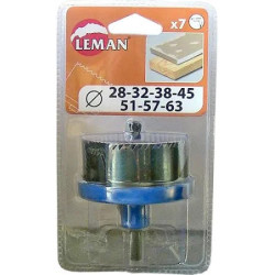 Kit scie cloche multi-lames pour perçage précis
