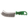 Brosse fil inox manche plastique Leman L140