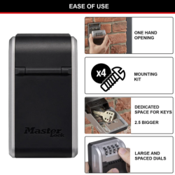 Boîte à clés Master Lock 5481EURD – format large à combinaison