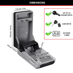 Boîte à clés Master Lock 5481EURD – format large à combinaison