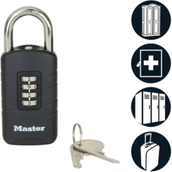 Cadenas couvert à combinaison à clé Master Lock largeur 48mm