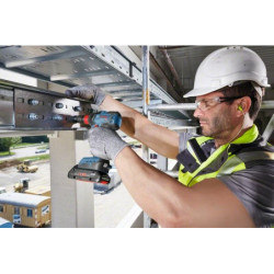 Pack 2 machines Bosch GSR 18V-55 + GDX 18V-200 + 1 chargeur et 2 batteries 18V - 4Ah