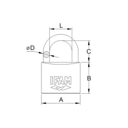 Cadenas en laiton IFAM Série E