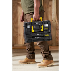 Kit malette + 2 tiroirs Pro-Stack FatMax Stanley L440 x H333 x P337 mm