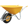 Brouette Hercule Altrad Jaune 100L roue Ø400 mm
