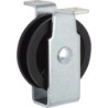 Poulie à platine vissable Viso L45 mm H50 mm Ø35 mm Lot de 4
