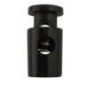 Serre-cordon ovale polyamide Viso Noir - L26 x 12 x 4 mm Lot de 4