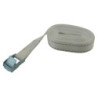 Sangle boucle zamak Viso 25 mm x 5 m - blanc - 100kg