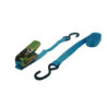 Sangle à cliquet + 2 crochets Viso 25 mm x 5 m- bleu - 500 kg