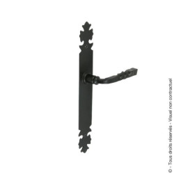 Ensemble sur plaque Bourgogne Bouvet époxy noir clé L entraxe 165 mm