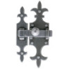 Targette 679 Bouvet Epoxy gris H140/115 L40/23 mm