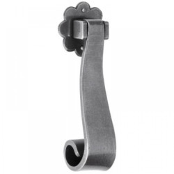 Marteau de porte à lame Bouvet 1244 fer patiné vernis H175 mm