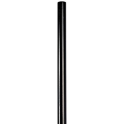 Tringle rainurée pleine espagnolette Provence noir – 1500 à 2500 mm