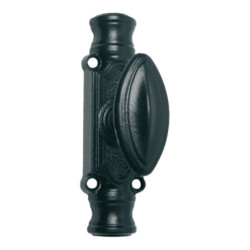 Crémone rustique Torbel RY16 fonte Epoxy noir bouton standard