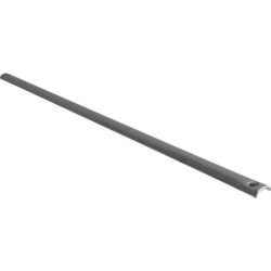 Tringle demi-ronde Torbel époxy noir 16×5 mm – Longueurs 1300 et 2440 mm