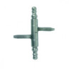 Fiche à visser de style Torbel brut H93 Ø noeud 13 mm