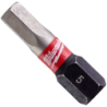 Embout de vissage Shockwave Milwaukee pour visseuse à chocs longueur 25mm Conditionnement : Boîte de 25,Empreinte : PZ2