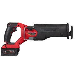 Scie sabre 18V Milwaukee M18FSZ-502X avec 2 batteries 5Ah et chargeur en coffret HD Box