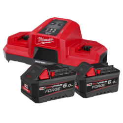 Pack énergie 18V 6.0 AH FORGE Red Li-ion système M18 Milwaukee