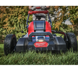 Tondeuse à gazon autotractée 46 cm à double batterie avec 2 batteries et un chargeur double