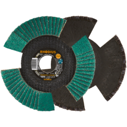 Disque à lamelles Vision Cool Rhodius Ø 125 mm grains G40 à G80