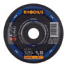 Disque à tronçonner forme plate XT77 Rhodius Acier Alphaline 125 x 1.5 x 22.23 mm