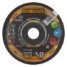 Disque à tronçonner forme plate XT100 Rhodius Inox Topline 125 x 1.5 x 22.23 mm