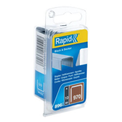 Agrafes RAPID N° 970 pour Black & Decker – 10 et 12 mm
