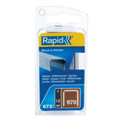 Agrafes RAPID N° 970 pour Black & Decker – 10 et 12 mm