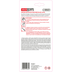 Pinceau retouche sanitaire Soloplast Blanc Alpin 12 ml