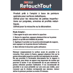 Stylo retouche métal Soloplast 10 ml – Bronze, Chromé, Or