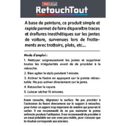 Stylo retouche jantes Soloplast