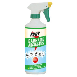 Fury Barrière tous insectes 500 ml – Protection 6 mois intérieur/extérieur