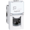 Prise RJ45 informatique ou téléphone Legrand Mosaic 1 module blanc