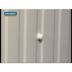 Vis Têtalu Faynot P1 6,3×100 mm TK12 Gris anthracite RAL 7016 – Boîte 100 pcs