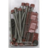 Kit fixations pour couverture 1000T sur bois Faynot P1