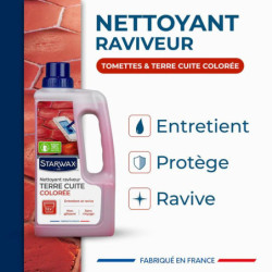Nettoyant raviveur tomettes et terres cuites Starwax 1 L